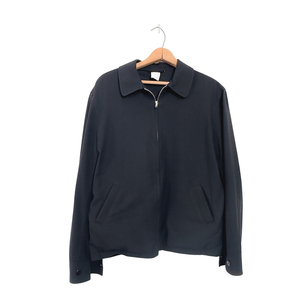 TSE Capsule Simple Jacket Black Twill - Medium